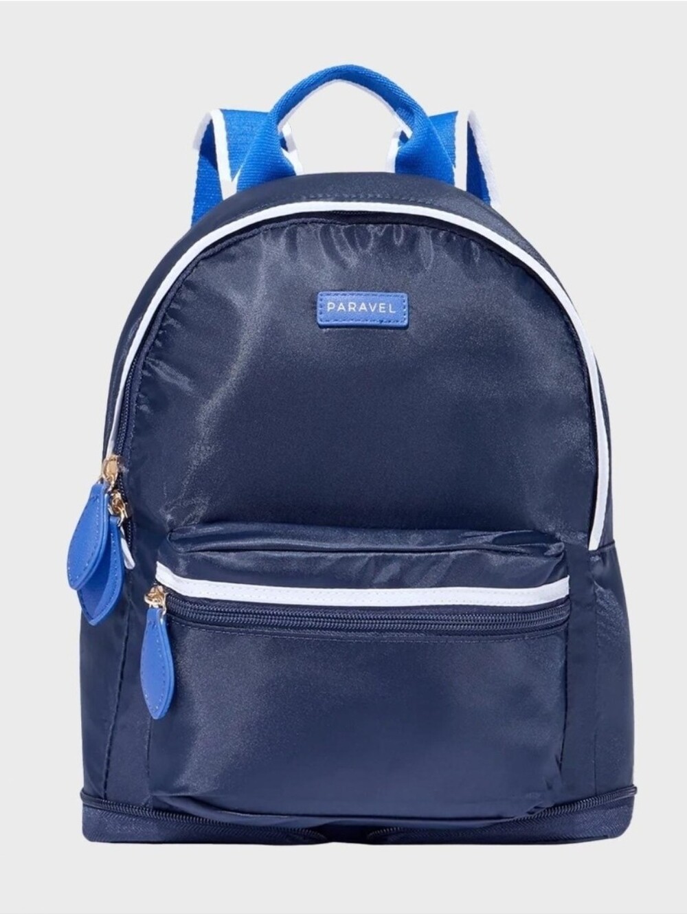 Paravel Mini Fold Up Nylon Backpack Navy Blue
